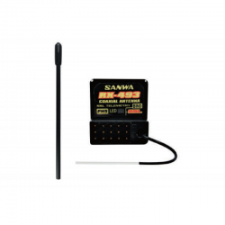 RADIO SANWA M17 + RICEVENTE RX493 2,4 GHz FH-5