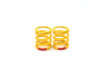 YELLOW/RED  FRONT SHOCK SPRING 1/8 - 1.2Kg