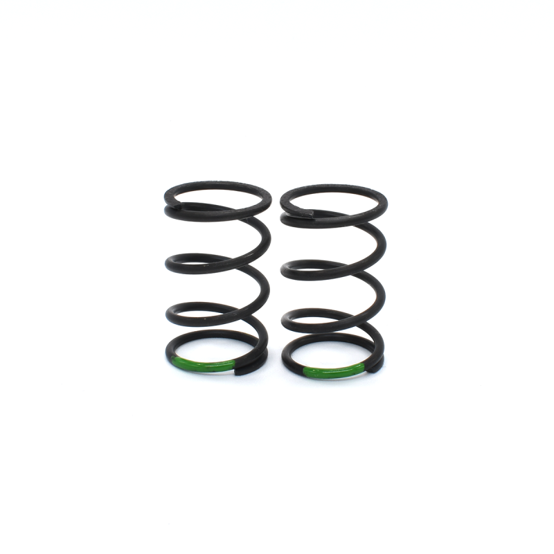 REAR SHOCK SPRING GREEN (2PCS)