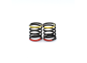 SHOCK SPRINGS BIG BORE 0.73Kg RED/YELLOW ( 2pcs )