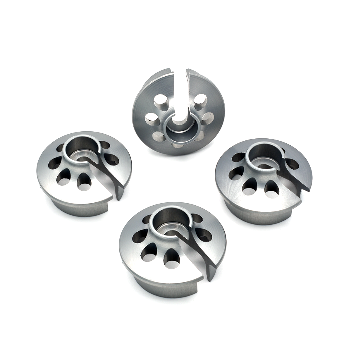 GT5 RS ALUMINIUM SHOCK SPRINGS RETAINER 4pcs