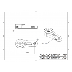 KIT SQUADRETTA STERZO ONE 23T