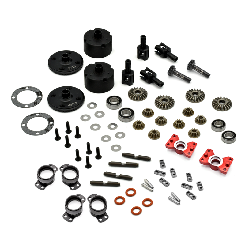LAB GT2 FULL DIFFERENTIAL 46T/13T HN UPGRADE CONVERSION KIT