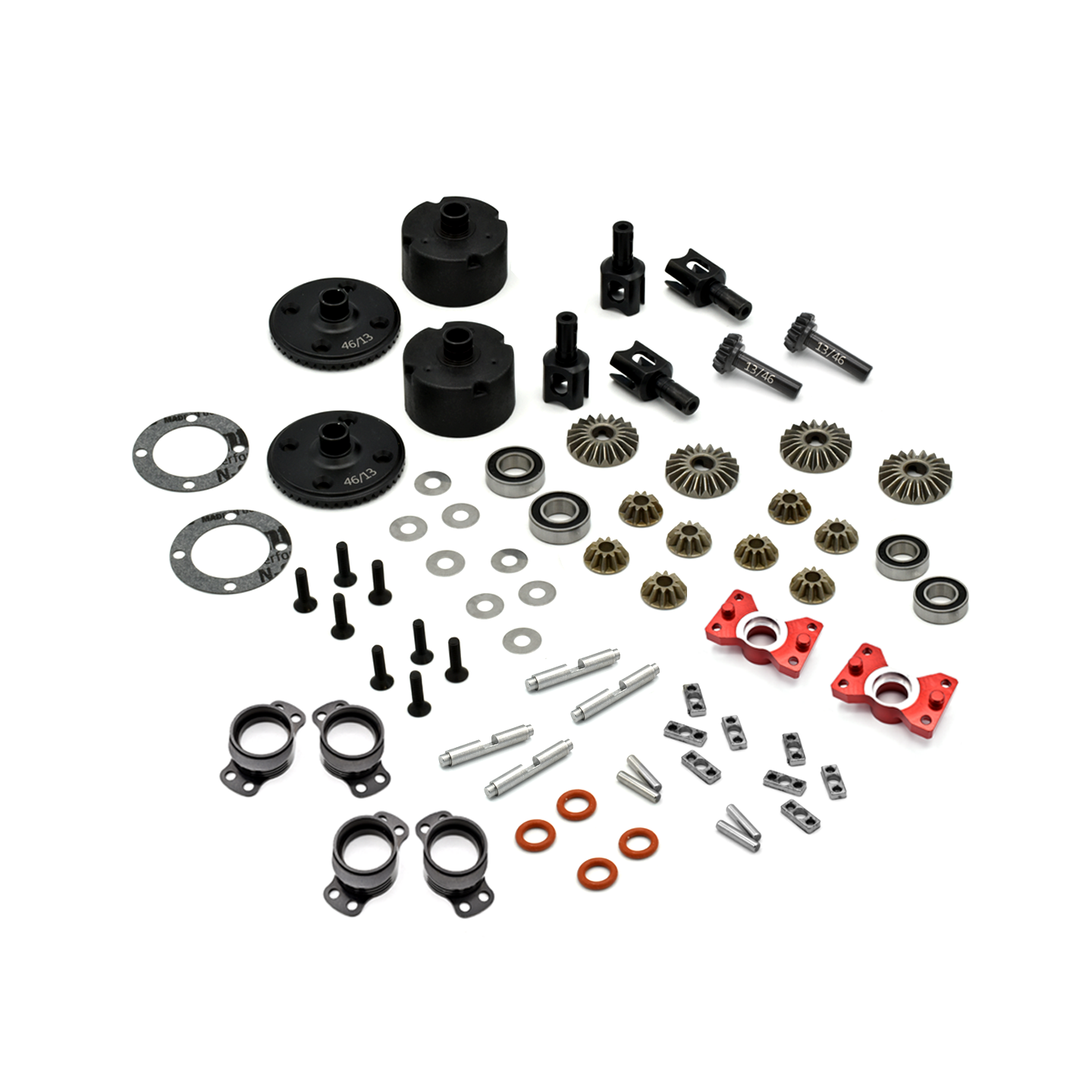 LAB GT2 KIT CONVERSIONE DIFFERENZIALE COMPLETO 46T/13T HN