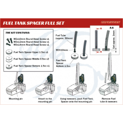LAB C 804 SL-R FUEL TANK SPACER KIT