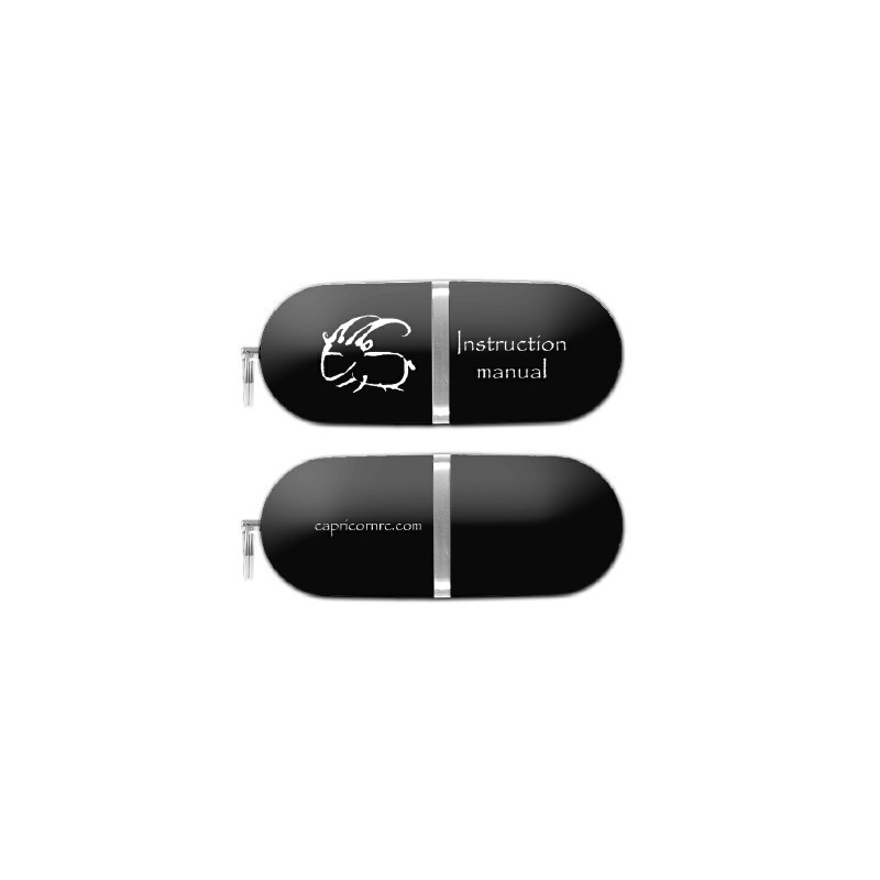 Capricorn 8GB USB Pod Flash Drive (BLACK)