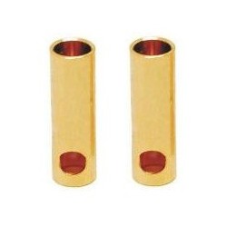 Ø 5.5 mm gold plated connector FAMALE ( 2pcs )
