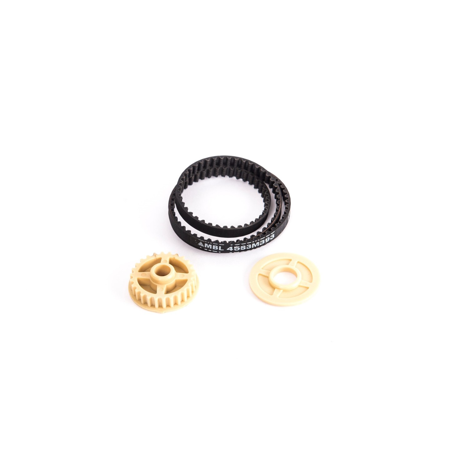 Kit puleggia Z26 + flangia  + cinghie 393 Laterale