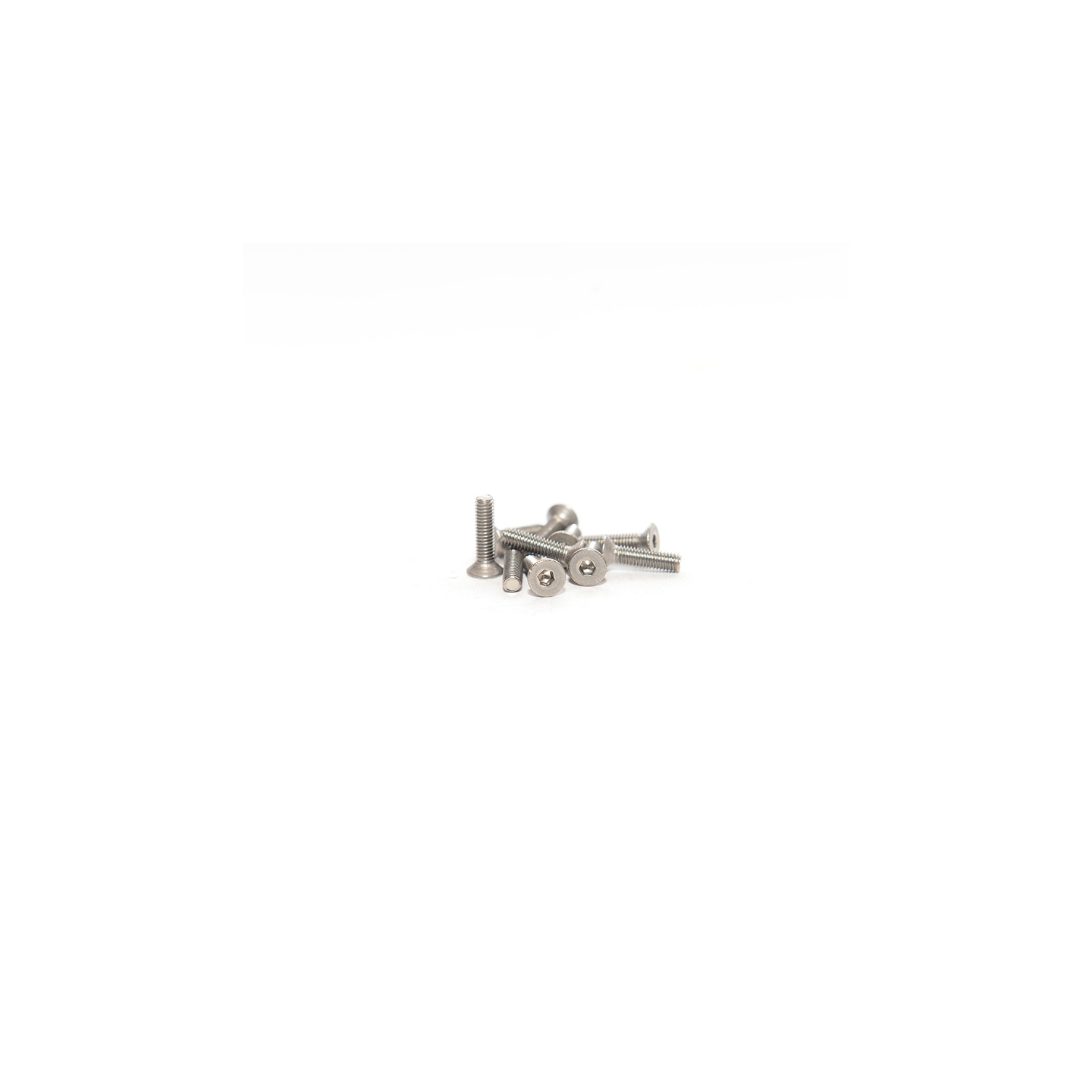 TITANIUM M3x12 FLAT HEAD SCREW (10pcs)