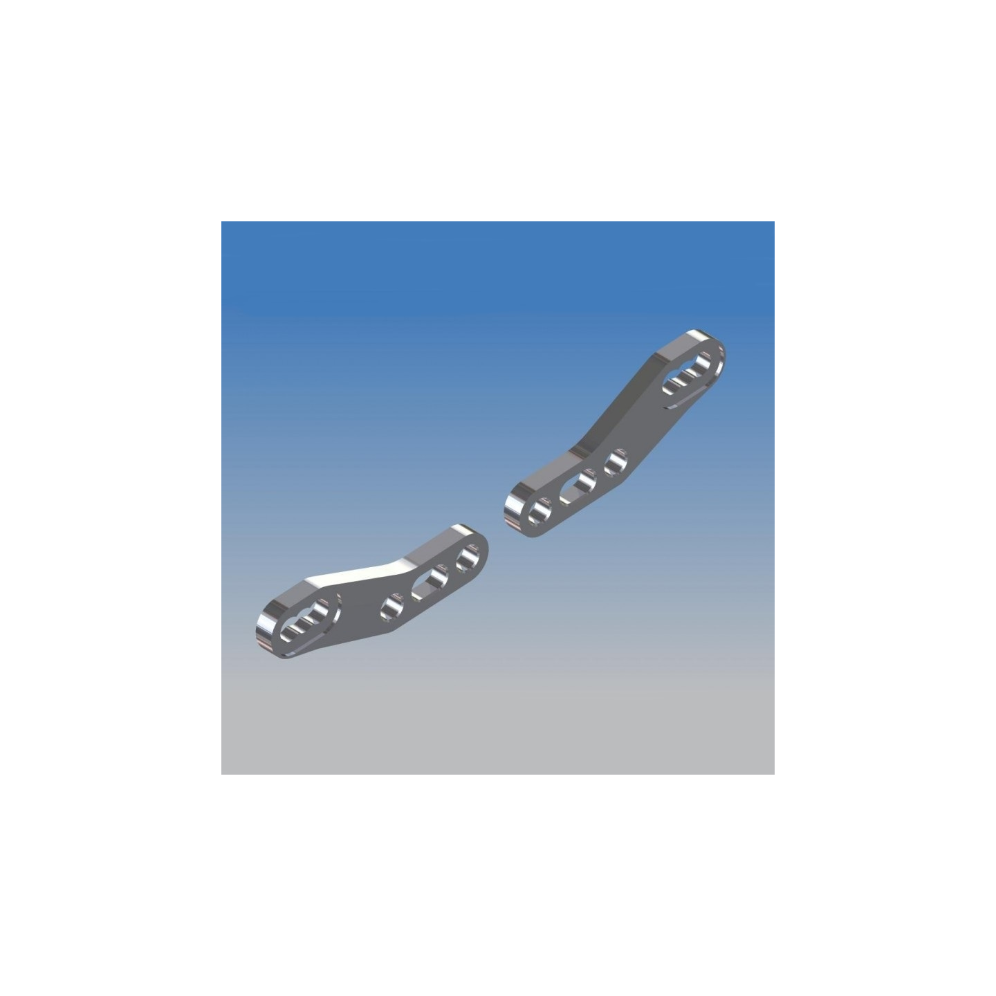 REAR LOWER SHOCK PLATE KIT LAB C802 - LAB C803
