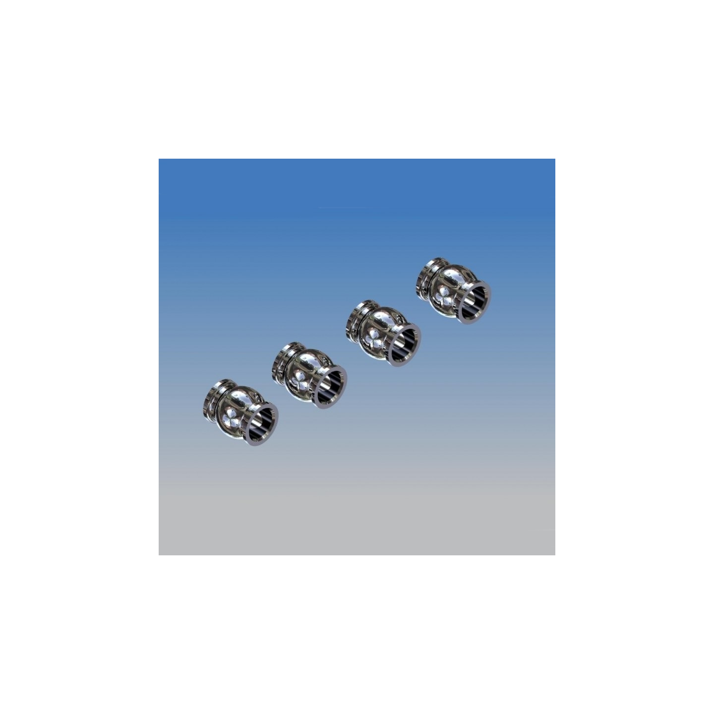 4.9MM BALL END OPEN (4PCS) ERGAL