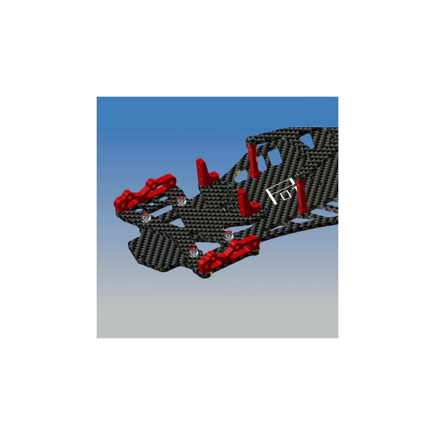 LAB-P1-235 CARBON BODY MOUNT KIT