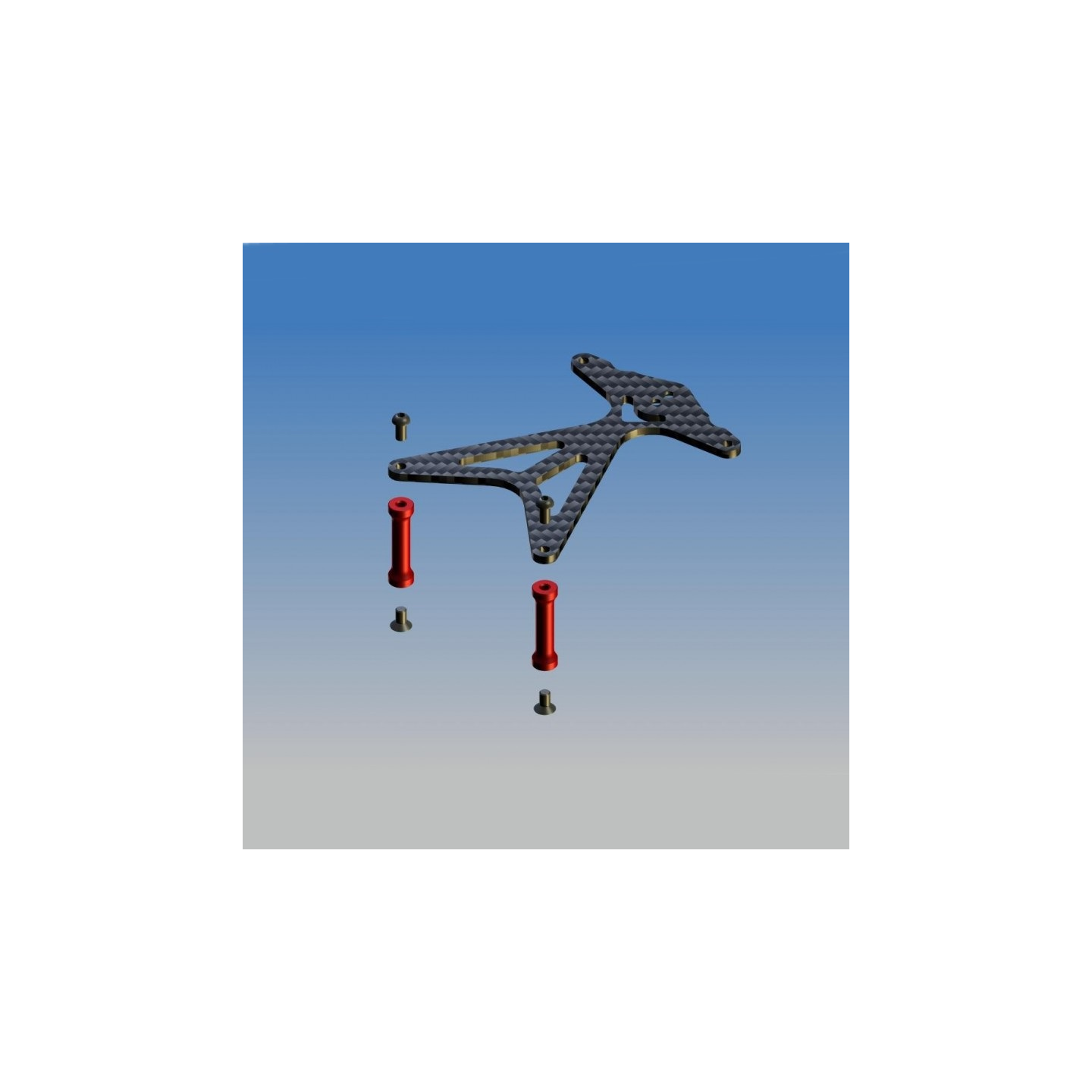 HARD CARBON SHOCK PLATE UPGRADE KIT