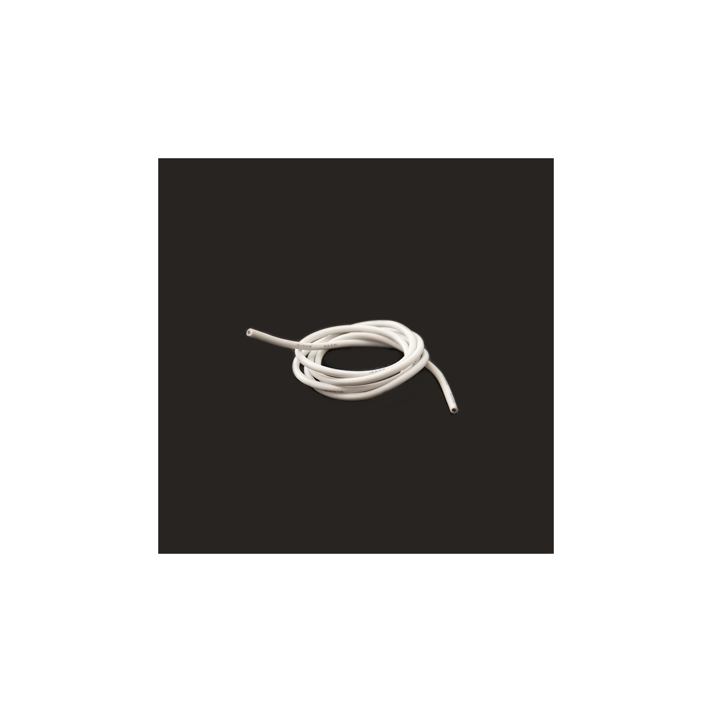 CAVO SILICONICO 12 AWG BIANCO - 1 mt -