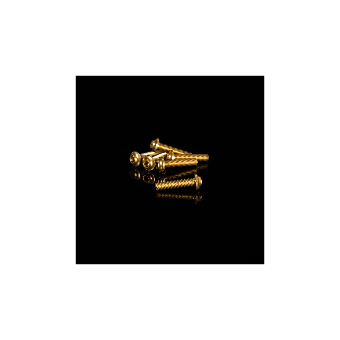 VITE M3x16 TESTA SPECIAL BOTTOM 7075 6pz - GOLD