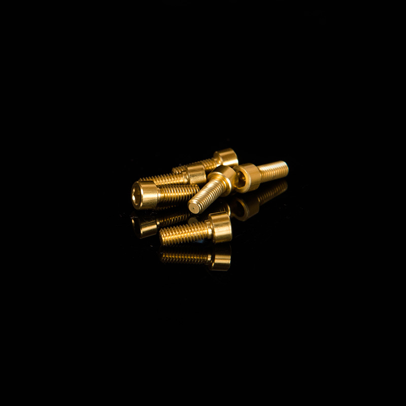 SCREW M3X TC 7075 - 6pcs - GOLD