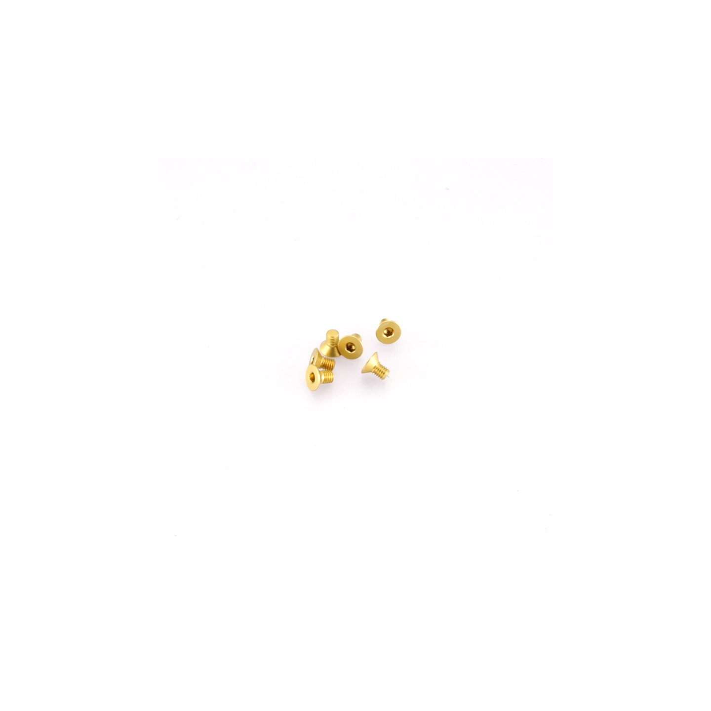 M3X5 FLAT HEAD SCREW 7075 (6pcs) GOLD