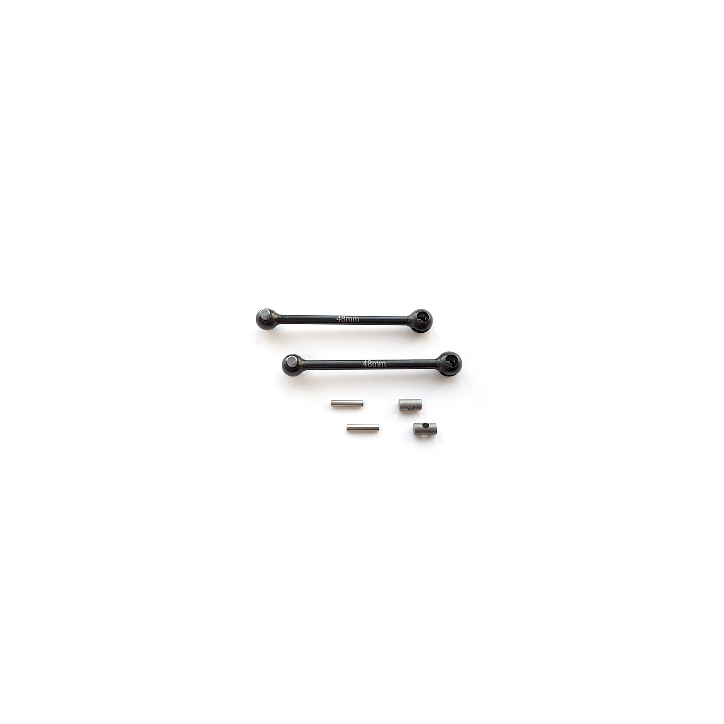 KIT FRONT CVD SHAFT - STEEL 48MM - MORE STEERING